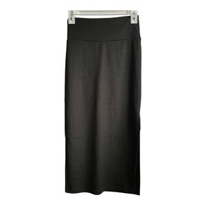 Joyfolie Black Midi Skirt